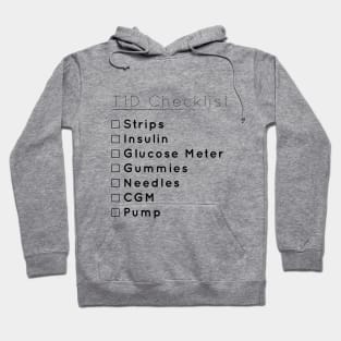 T1D checklist Hoodie